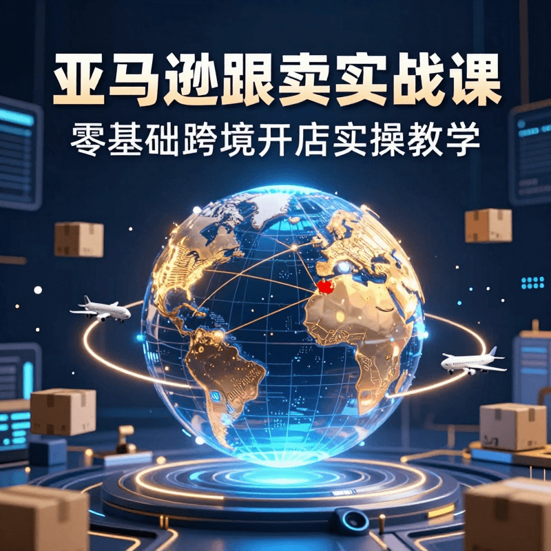 亞馬遜跟賣實戰課，零基礎跨境開店實操教學&Amazon Selling Instruction Course: Hands-on Training for Beginners on Opening a Cross-Border Store