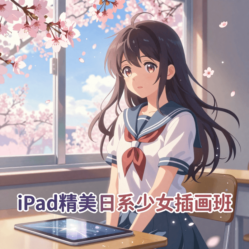 iPad精美日系少女插畫班&iPad Beautiful Japanese-Style Girl Illustration Class