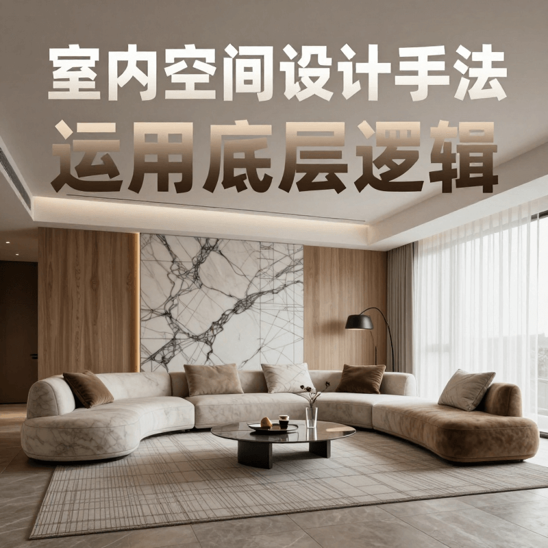 室內空間設計手法運用底層邏輯的電子視訊課&An online video course on interior space design techniques using underlying logical principles.